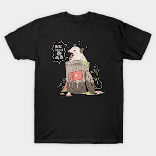 Please Follow and Subscribe Opossum by Tobe Fonseca T-Shirt